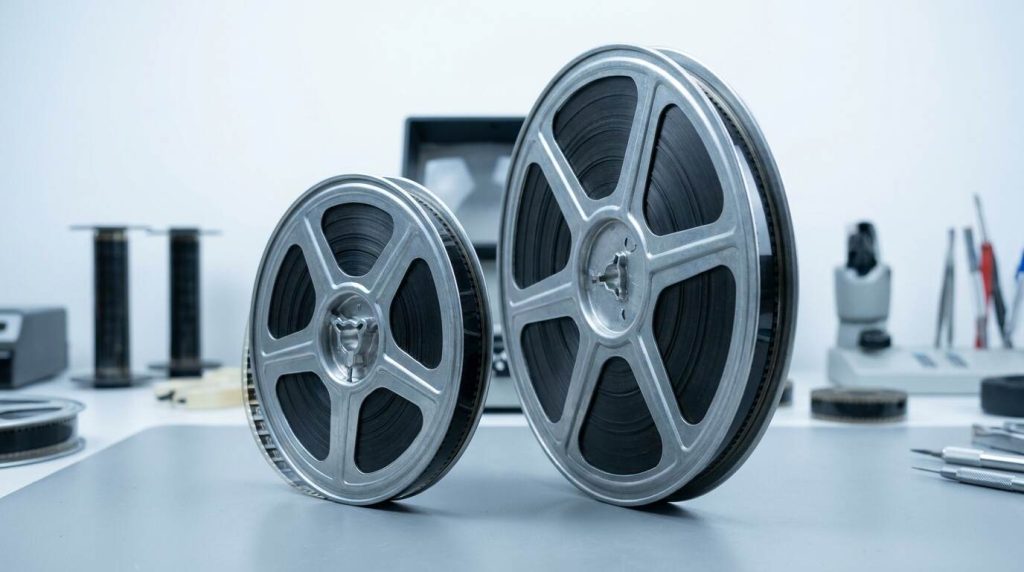 400 foot and 1,200 foot 16mm reels: footage, not reel count, drives the cost